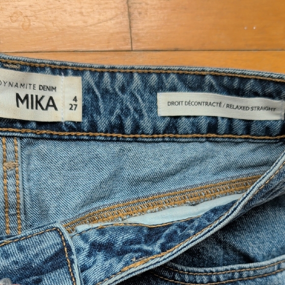 Dynamite Women's Straight Jeans in Classic Blue - Picture 6 of 6